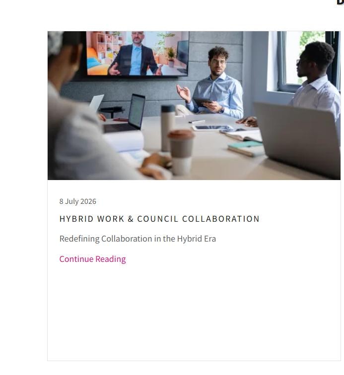 Hybrid Work & Council Collaboration